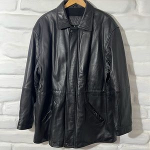 Brandini Soft Black Lamb Leather Jacket (L)